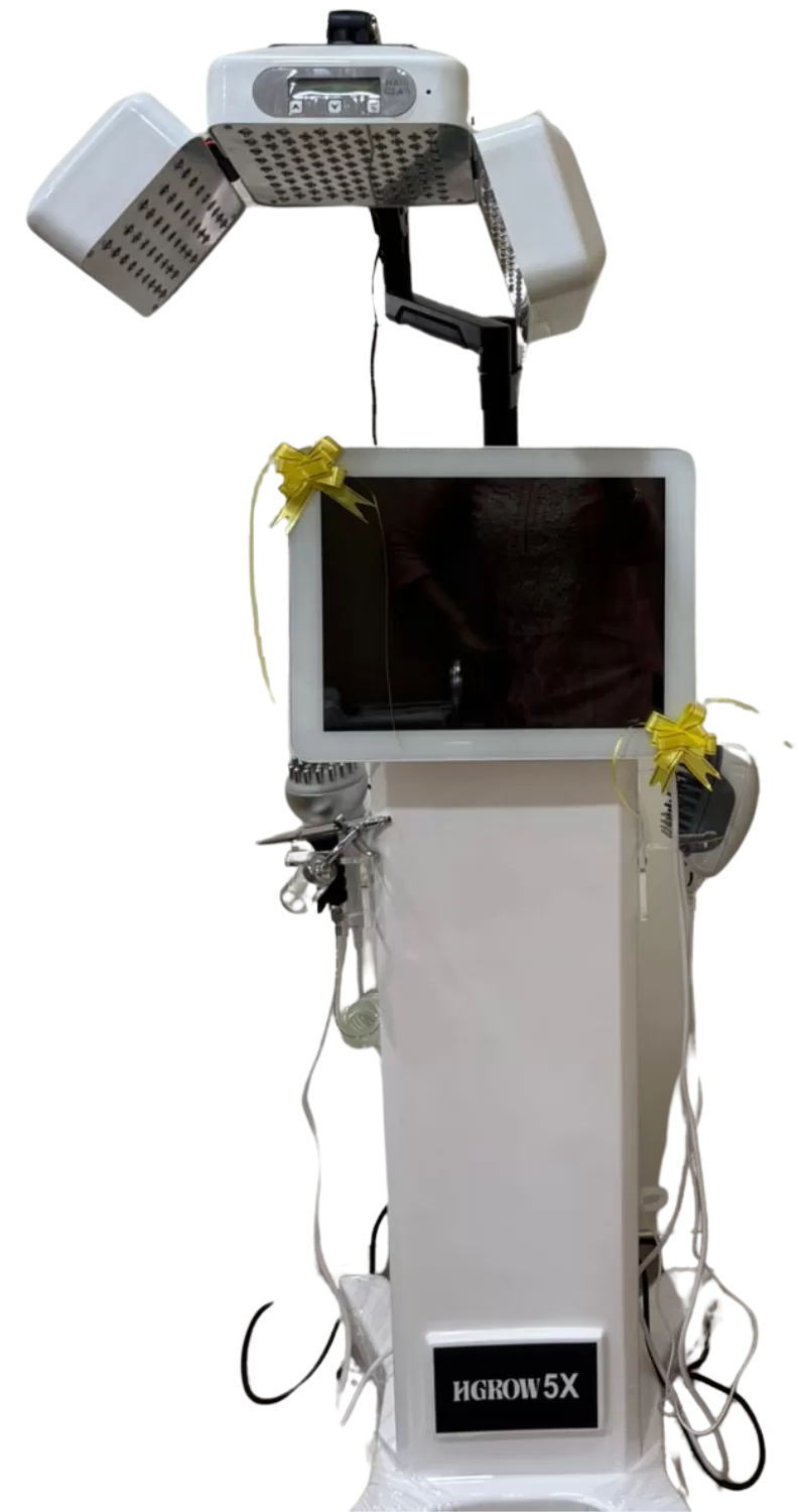 HGrow 5x machine for hair treatments, best dermatologist in Powai