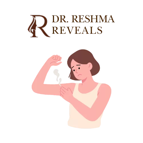 Underarm pigmentation