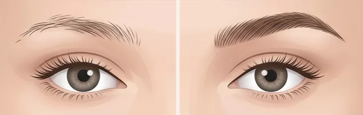 Microblading before and after - Microblading in Powai brought to you by Dr. Reshma Ahuja - best dermatologist