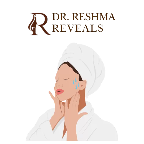 Sweating after applying skincare | Dr. Reshma Reveals